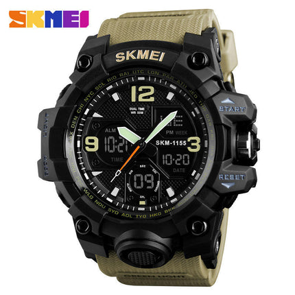 Men's Analog Sports Watch Outdoor Waterproof LED Digital Electronic Watches