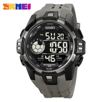 Men's Sports Watches Multifunctional Waterproof LED Alarm Backlight Stopwatch Digital Watch