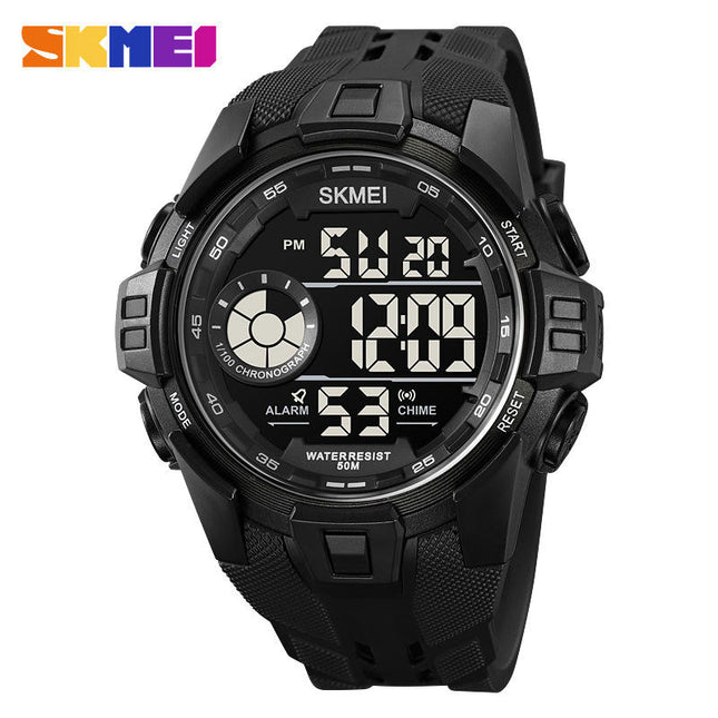 Men's Sports Watches Multifunctional Waterproof LED Alarm Backlight Stopwatch Digital Watch