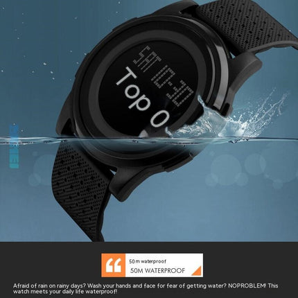 Sports Waterproof Digital Watches with Wide-Angle Display Wrist Watch for Men Women