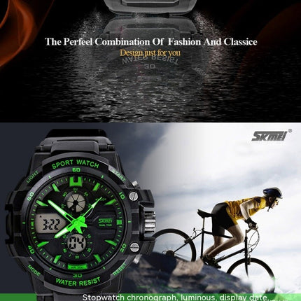 Men's Watches Outdoor Waterproof Sports Wrist Watch Multi Function Watches