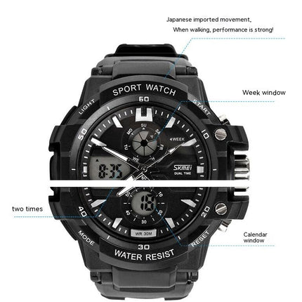 Men's Watches Outdoor Waterproof Sports Wrist Watch Multi Function Watches