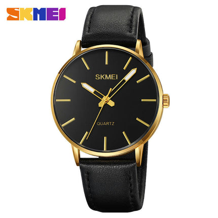 Men's Quartz Watch Waterproof Leather Men's Wrist Watch