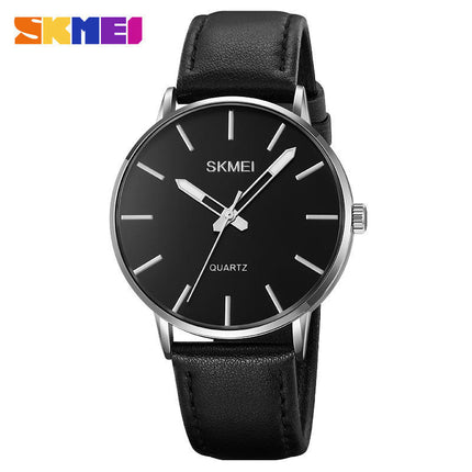 Men's Quartz Watch Waterproof Leather Men's Wrist Watch