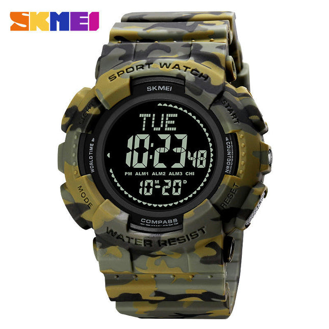 Men's Digital Watch Sports Outdoor Waterproof Watches Multi Function LED Watches