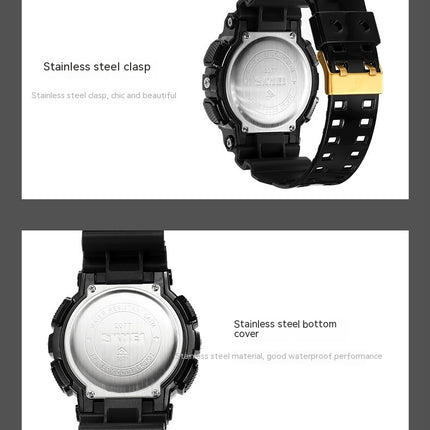 Men's Digital Watch Sports Outdoor Waterproof Watches Multi Function LED Watches