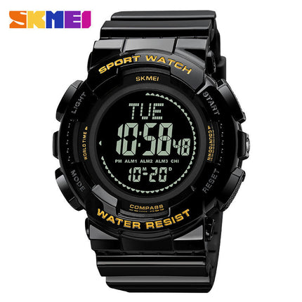 Men's Digital Watch Sports Outdoor Waterproof Watches Multi Function LED Watches