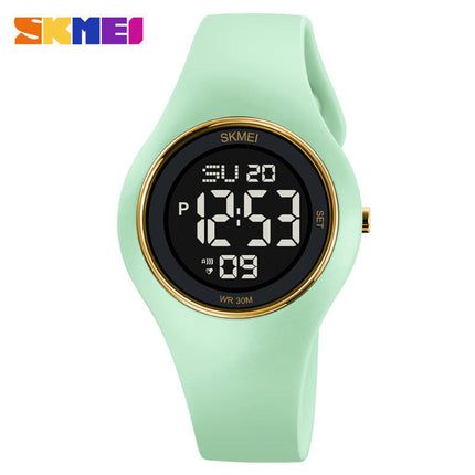 Outdoor Sport Women Watches Calendar Week Display Waterproof LED Digital Watch