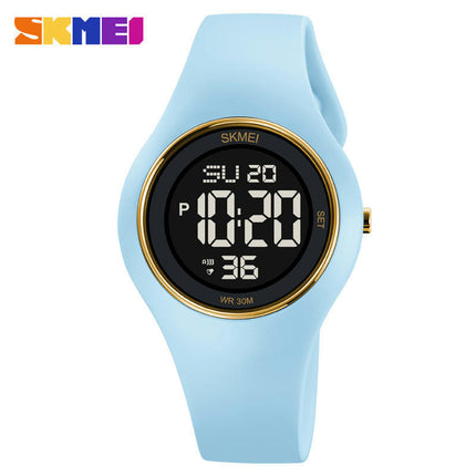 Outdoor Sport Women Watches Calendar Week Display Waterproof LED Digital Watch