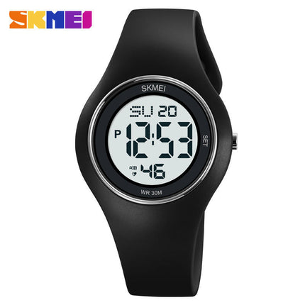 Outdoor Sport Women Watches Calendar Week Display Waterproof LED Digital Watch