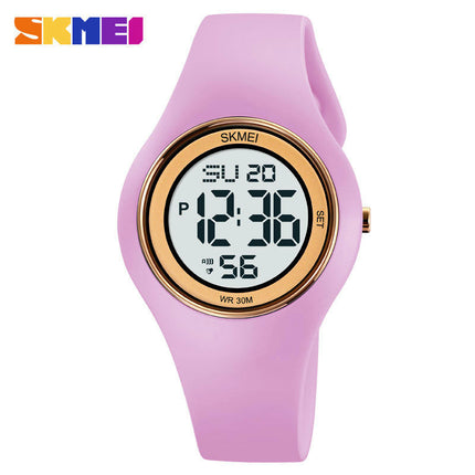 Outdoor Sport Women Watches Calendar Week Display Waterproof LED Digital Watch