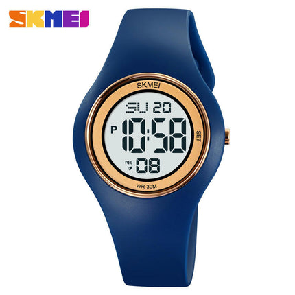 Outdoor Sport Women Watches Calendar Week Display Waterproof LED Digital Watch