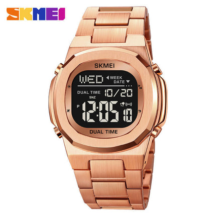 Men's LED Digital Waterproofing Sports Outdoor Steel Watch