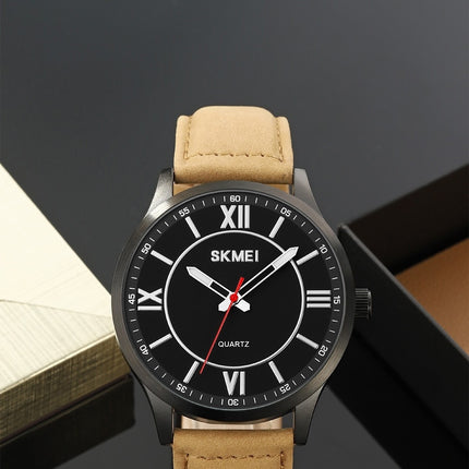 Men's Watches Quartz Analog Wrist Watch for Men Waterproof Belt Wristwatch