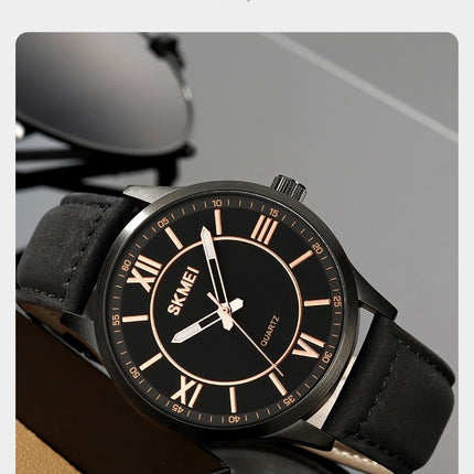 Men's Watches Quartz Analog Wrist Watch for Men Waterproof Belt Wristwatch