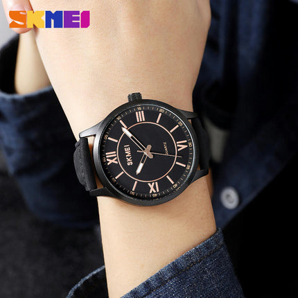 Men's Watches Quartz Analog Wrist Watch for Men Waterproof Belt Wristwatch