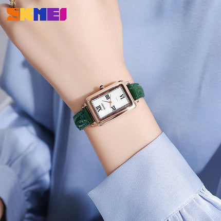 Women Rectangle Watches Analogue Quartz Waterproof Wrist Watch