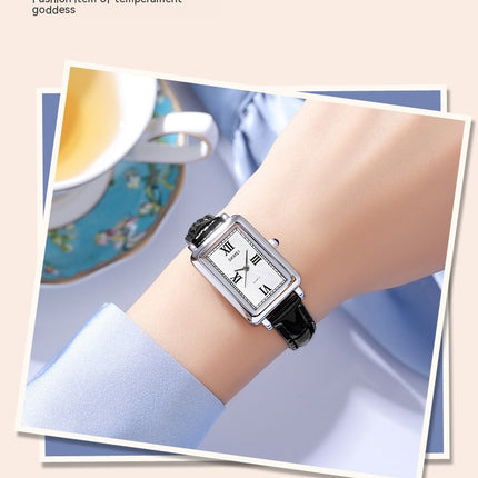 Women Rectangle Watches Analogue Quartz Waterproof Wrist Watch