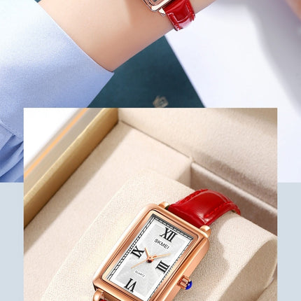 Women Rectangle Watches Analogue Quartz Waterproof Wrist Watch