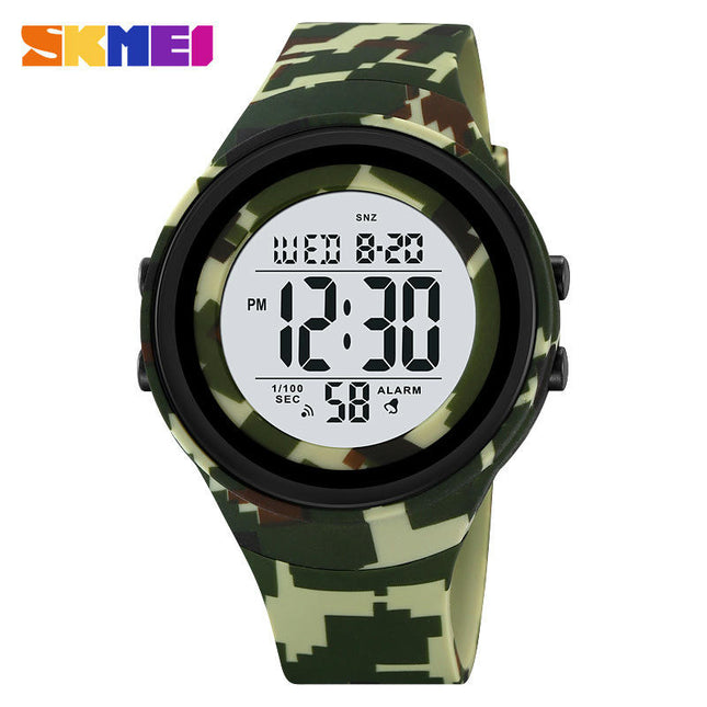 Men Digital Sports Watch Electronic Sport Watch Multi-Function Waterproof Watch