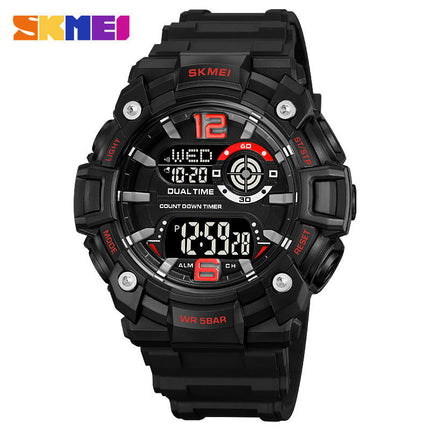 Men's Digital Watch Sports Outdoor Waterproof Watches with Date Multi Function LED Watches