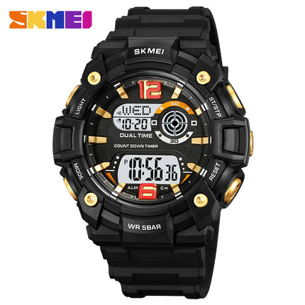 Men's Digital Watch Sports Outdoor Waterproof Watches with Date Multi Function LED Watches