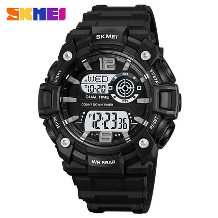 Men's Digital Watch Sports Outdoor Waterproof Watches with Date Multi Function LED Watches