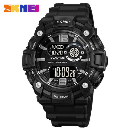 Men's Digital Watch Sports Outdoor Waterproof Watches with Date Multi Function LED Watches