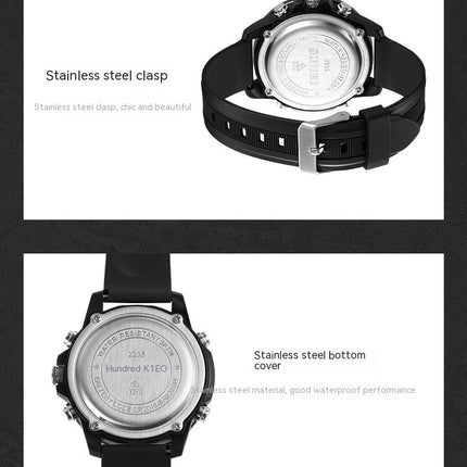 Men's Digital Watches Outdoor Sports Waterproof Military Watch Date Multi Function for Men