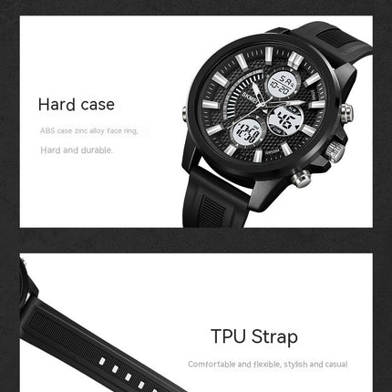 Men's Digital Watches Outdoor Sports Waterproof Military Watch Date Multi Function for Men