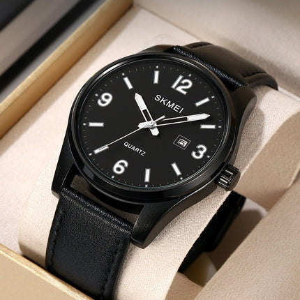 Men's Watches with Calendar, Business Casual Quartz Waterproof Watch