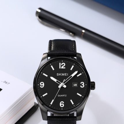 Men's Watches with Calendar, Business Casual Quartz Waterproof Watch