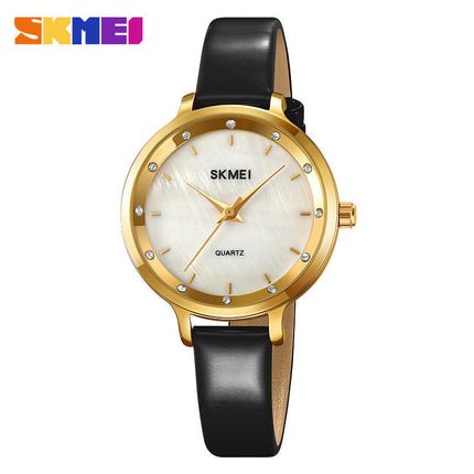 Women Wrist Watch, Lady Simple Leather Quartz Watches Waterproof Analog Watches