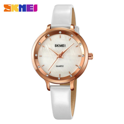 Women Wrist Watch, Lady Simple Leather Quartz Watches Waterproof Analog Watches