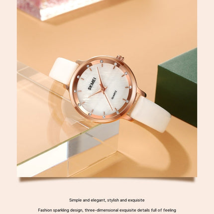 Women Wrist Watch, Lady Simple Leather Quartz Watches Waterproof Analog Watches