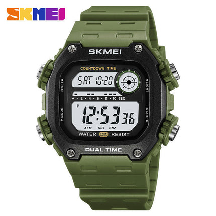 Men's Watch LED Digital Sport Watch Waterproof Chronograph Wrist Watches Alarm Watch