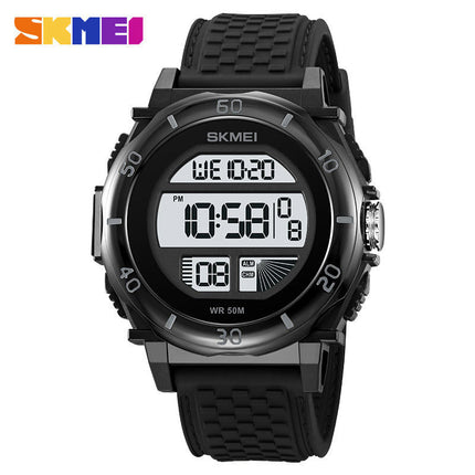 Men's Digital Watch - Waterproof Outdoor Wrist Watches for Men with LED Back Ligh