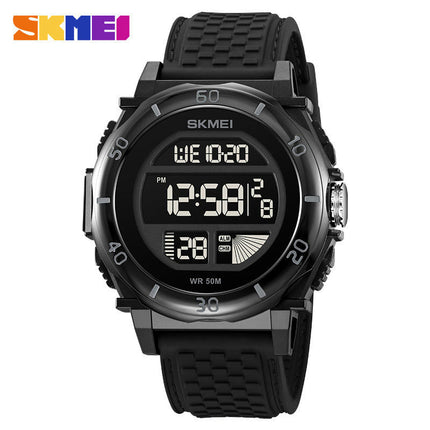 Men's Digital Watch - Waterproof Outdoor Wrist Watches for Men with LED Back Ligh