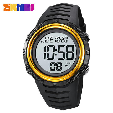 Men's Digital Sports Watch LED Screen Watches for Men Waterproof Luminous Alarm Watch