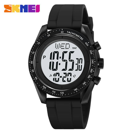 Men's Digital Watch Electronic Waterproof Wrist Watches for Men with Alarm LED Backlight