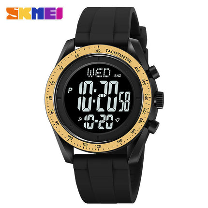 Men's Digital Watch Electronic Waterproof Wrist Watches for Men with Alarm LED Backlight