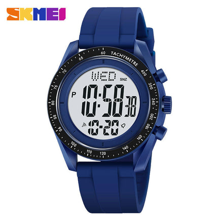 Men's Digital Watch Electronic Waterproof Wrist Watches for Men with Alarm LED Backlight