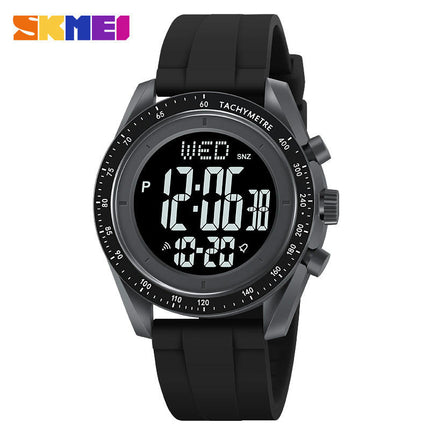 Men's Digital Watch Electronic Waterproof Wrist Watches for Men with Alarm LED Backlight