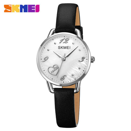 Women's  Leather Watch,Fashion Roman Numerals Quartz Ladies Wrist Watch