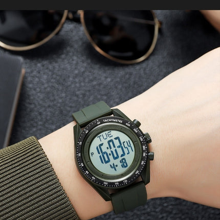 Men's Digital Watch Electronic Waterproof Wrist Watches for Men with Alarm LED Backlight