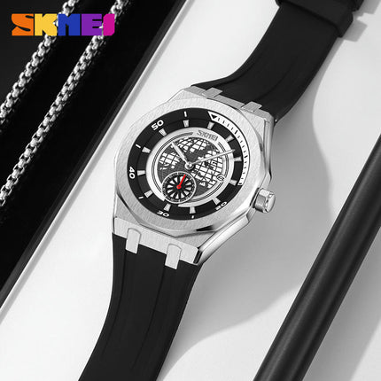 Business Men's Quartz Mechanical Watch，Luminous Waterproof Men's Watch