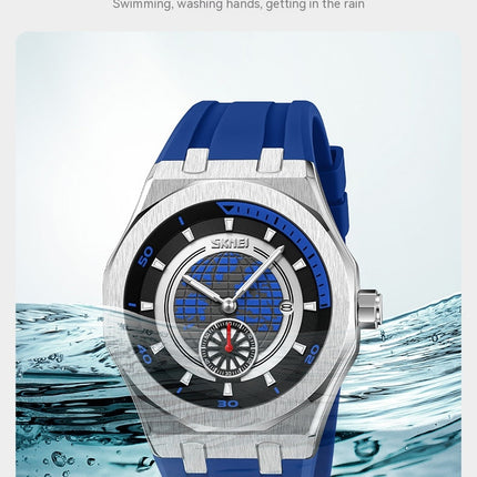 Business Men's Quartz Mechanical Watch，Luminous Waterproof Men's Watch