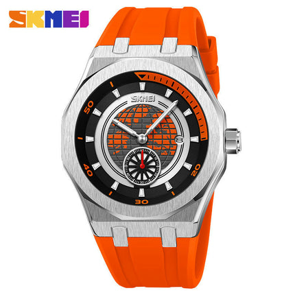 Business Men's Quartz Mechanical Watch，Luminous Waterproof Men's Watch