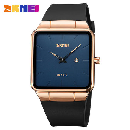 Square Watches for Men Waterproof Casual Fashion Analog Quartz Wrist Watch