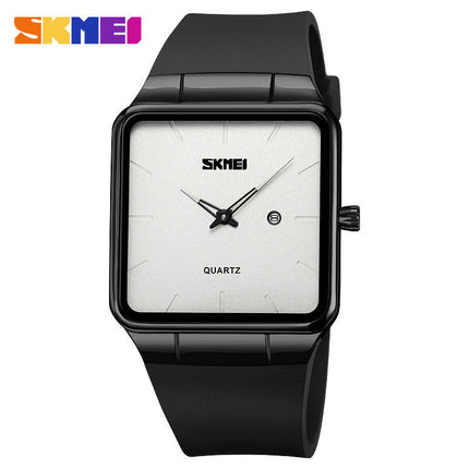 Square Watches for Men Waterproof Casual Fashion Analog Quartz Wrist Watch